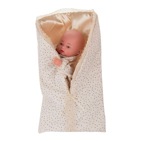 Baby Doll Hand Puppets Toy Birthday Party Favor for Kids Beige