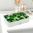 thumbnail image 6 of Saint Patrick's Day Portable PU Leather Jewelry Box with Removable Compartment, Bracelet Holder, and Jewelry Display, 6 of 6