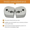 thumbnail image 4 of WOLF PEOPLE Motorcycle Handlebar Riser for FJR1300 FJR 1300 2006-2019 Silver Motorcycle Accessories, 4 of 5