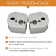 thumbnail image 4 of Motorcycle Handlebar Riser For Fjr1300 Fjr 1300 2006-2019 Silver Motorcycle Accessories, 4 of 5