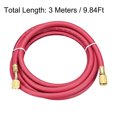 thumbnail image 2 of Unique Bargains 3.0M 1/4 SAE Connecteur 600PSI Tube de Recharge de Réfrigération Rouge, 2 of 4