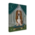thumbnail image 2 of Trademark Fine Art 'Basset Hound and Tiara' Canvas Art by Fab Funky, 2 of 3