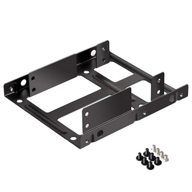 2 5 Ssd 3 5 Internal Hard Disk Drive Bracket Adapter Mounting Kit 12 Screws Walmart Com Walmart Com