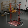 Mikolo Compact 7IN1 Smith Machine With Cable Crossover System