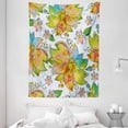 thumbnail image 1 of Floral Tapestry, Macro Flower Petals Florets Blurry Watercolor Brushstroke Effects Beauty Art Print, Wall Hanging for Bedroom Living Room Dorm Decor, 60W X 80L Inches, Multicolor, by Ambesonne, 1 of 2