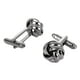 thumbnail image 1 of Gemelos de nudo de moda de 2 piezas y Diseño de nudo clásico Brazalete de joyería de aleación Negro Hugo Gemelos Nudo, 1 of 4