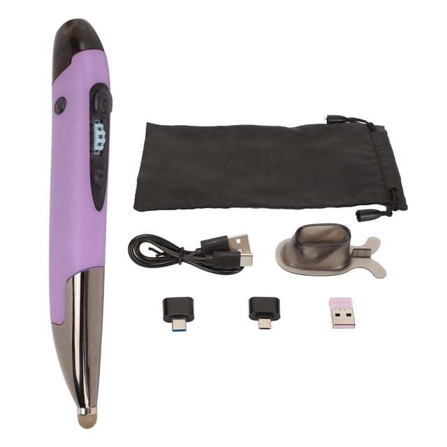 Oubit Souris Stylo Portable, Souris Stylo Sans Fil Rechargeable USB Numérique Souris Optique Design Révolutionnaire