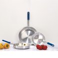thumbnail image 2 of Winco AFP-14A-H 14" Aluminum Frying Pan w/ Solid Silicone Handle, 2 of 2