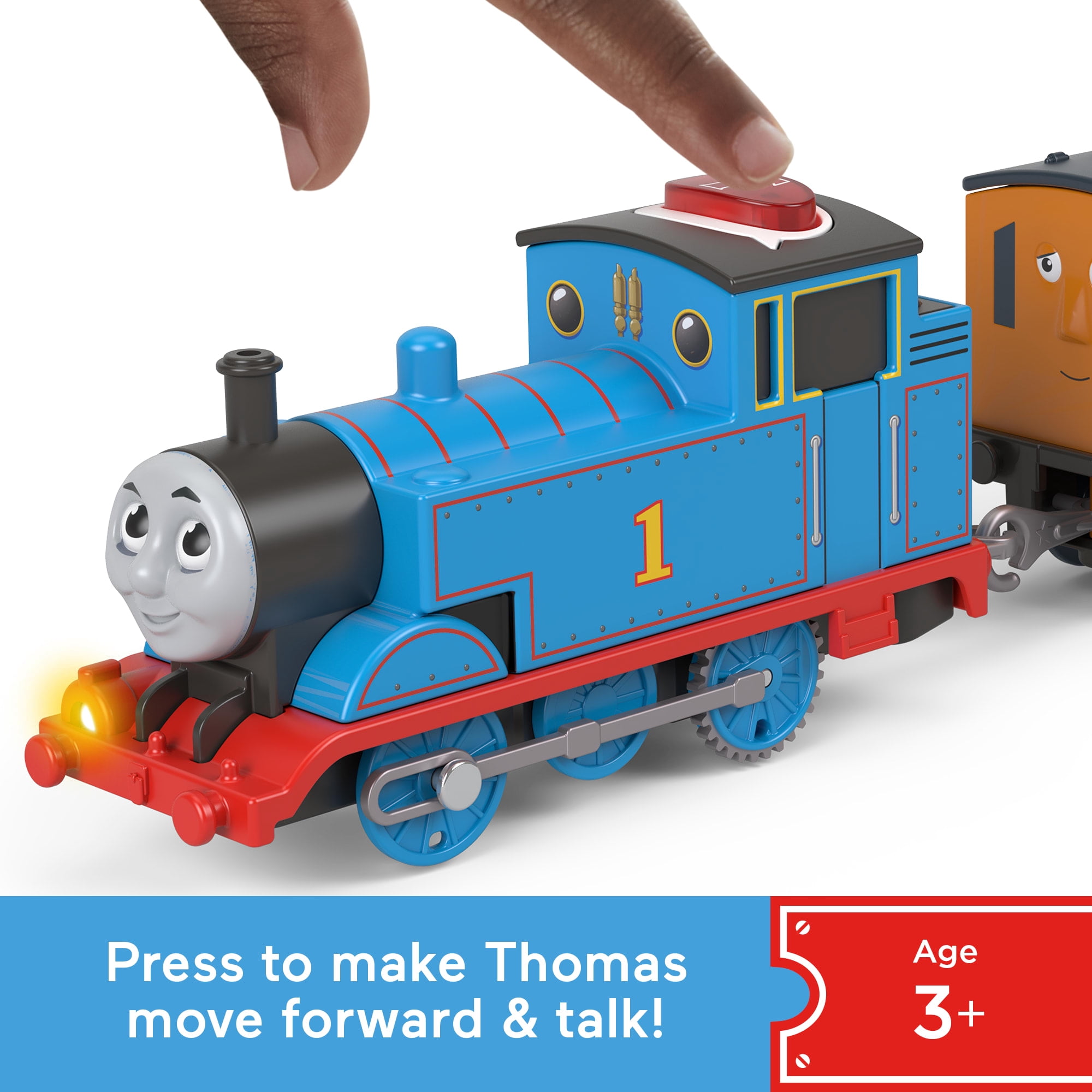 Thomas & Friends by Fisher-Price Talking Thomas Train Engine, Battery-Powered Toy