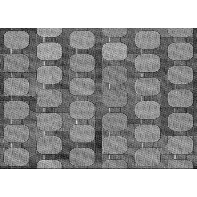 Ahgly Company Tapis Rectangulaire Lavable en Machine Intérieur Transitionnel Gris, 4 Pieds x 6 Pieds