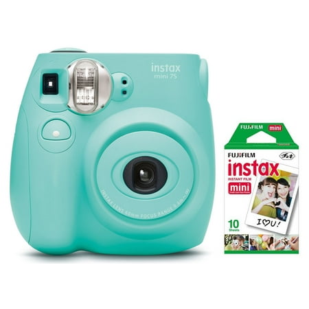 Fujifilm Instax Mini 7s Instant Camera (with 10-pack film) - Seafoam