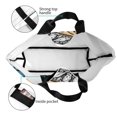 thumbnail image 4 of Balery French Food Bolsa Tote Estilo Estético con Cremalleras, Bolsa de Hombro, Bolsa de Compras Grande y Plegable, 4 of 8