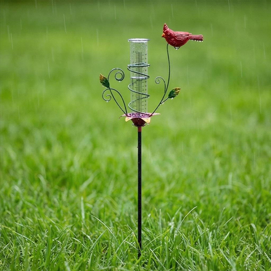 Giaone Durability Outdoor Rain Gauges Decorative Rain Gauges With Clear Scale for Rainfalls In Gardens and Farms