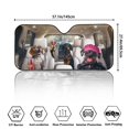 thumbnail image 5 of Xoenoiee 3D Funny Dogs Woodpecker Print Car Windshield Sun Shade Block UV Rays Sun Visor Protector Auto Windshield Sunshade with Suction Cups, Keep Vehicle Cool for Cars Trucks Suvs, 5 of 7