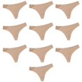 thumbnail image 1 of Ropa interior piezas para mujer Ropa interior invisible sin costuras Lencería Calzoncillos de cinturo baja de mujer XL BLESIY bragas de mujer, 1 of 5