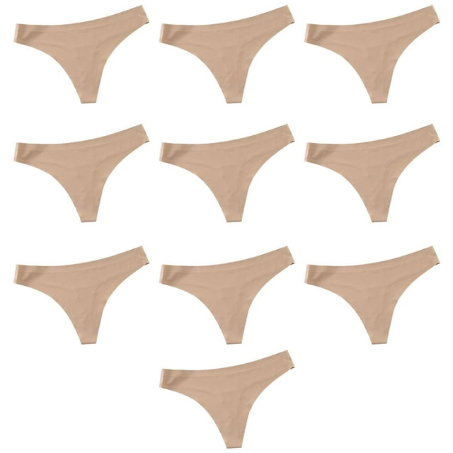 Tangas femeninas, ropa interior, calzoncillos para niñas, lencería elástica de tiro bajo, para mujeres, ropa interior sin costuras XL Sunnimix bragas de mujer