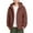(Casual 47)Brown, variant on Mens Solid Color Jacket Warm Coat Long Sleeve Casual Fashion Outdoor Climb Sport Run Zipper Loose Tops
