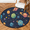 Multicolour 1, variant on CURLYOOT Round Rug 3ft Outer Space Planets Area Rug, Washable Circle Mat Non Slip Floor Carpet Mat, Soft Indoor Rugs for Entryway Living Room Dining Room Bedroom
