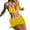 Gold, variant on Lace Bikini with Mini Skirt, Halter Triangle Backless for Tan Through, 3 Piece Swimsuits for Women Gold S
