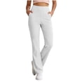 thumbnail image 2 of SeekIslan Women's Bootcut Yoga Pants High Waist Work Pants with Side Pockets for Casual Office Daily, 2 of 9