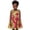 Hot Pink, variant on Mercatoo Cute Kids Girls African Ankara Dress Toddler Traditional Vintage Print Dresses Casual Sleeveless Dress 1~6 Years