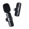 thumbnail image 1 of Micrófono Lavalier inalámbrico, Micrófono Lavalier inalámbrico de 2,4 GHz (Lightning) para teléfono Android iPhone PC Ipad Vlog Youtube TIK Tok Vlog, Micrófono Lavalier inalámbrico-Smartphone, 1 of 5