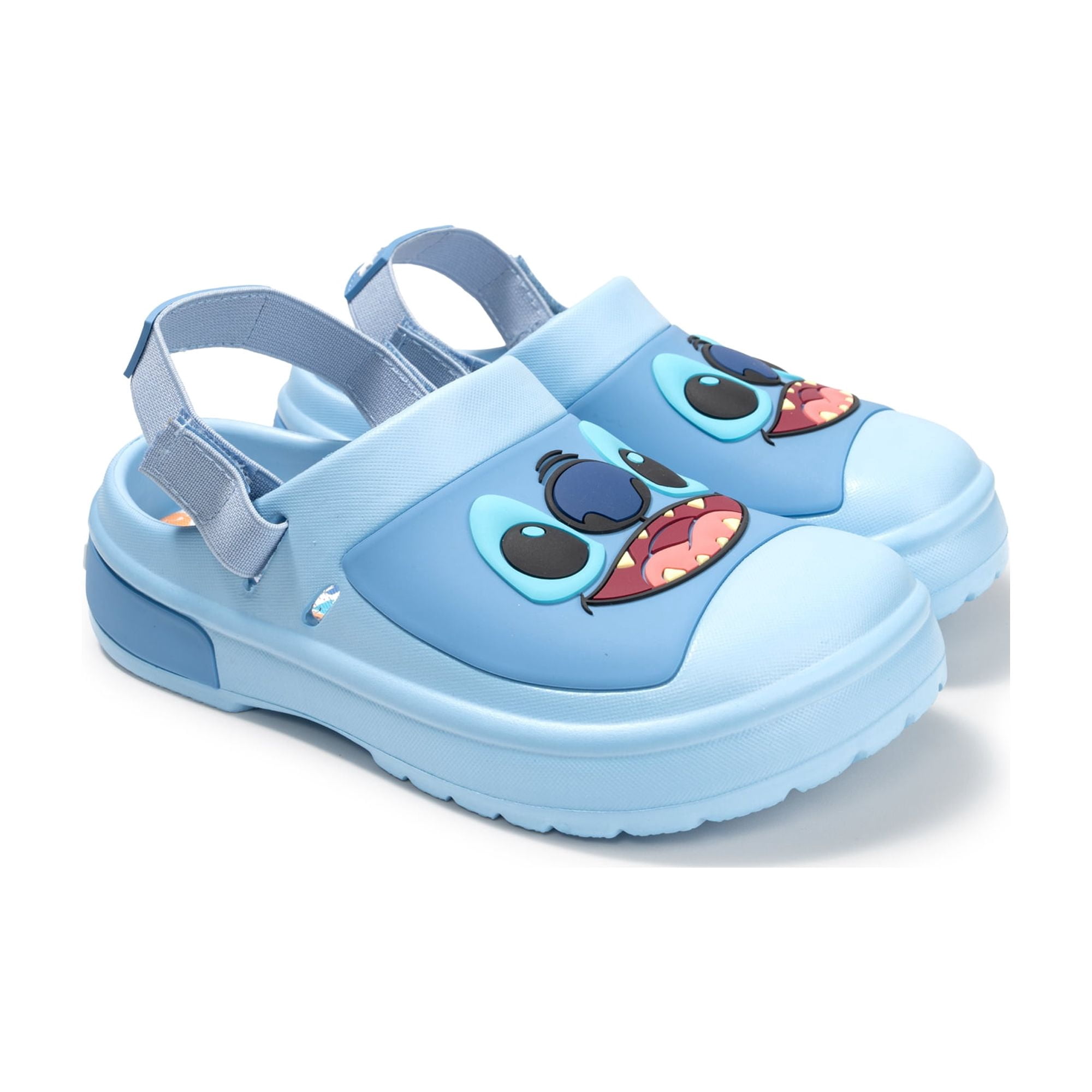 Stitch Toddler and Little Kid Adjustable Strap Clogs