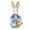 Multicolor, variant on Easter Straw Rabbit, Standing Easter Bunny with Carrot Cute Sisal Bunny Decoration for Easter Theme Party Supplies 13.7in Multicolor