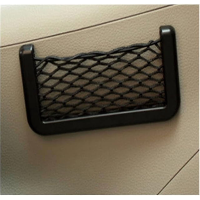jfqm Fit for Car Organizer Mesh Storage Bag Auto Net Pocket Multifunction Mobile Phone Holder Auto Interior Accessories (Color : 15x8cm)