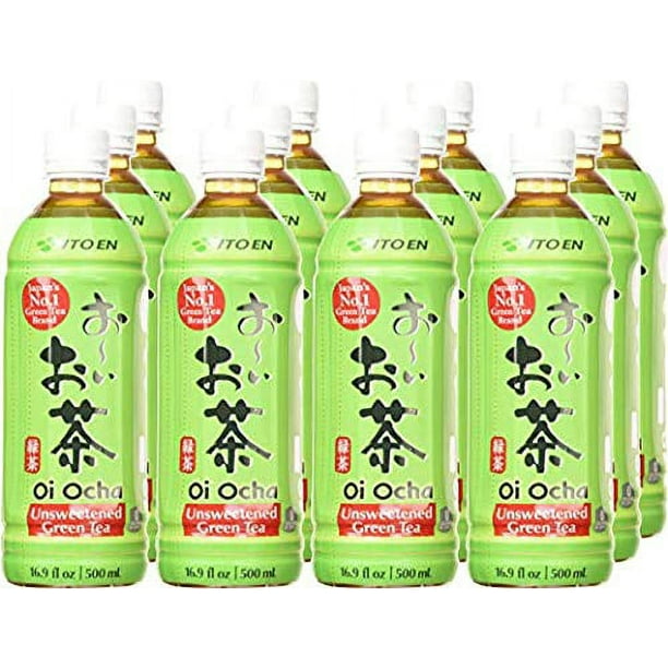 oitea オイティー Ito En Oi Ocha Unsweetened Green Tea, 16.9 fl oz. Individual