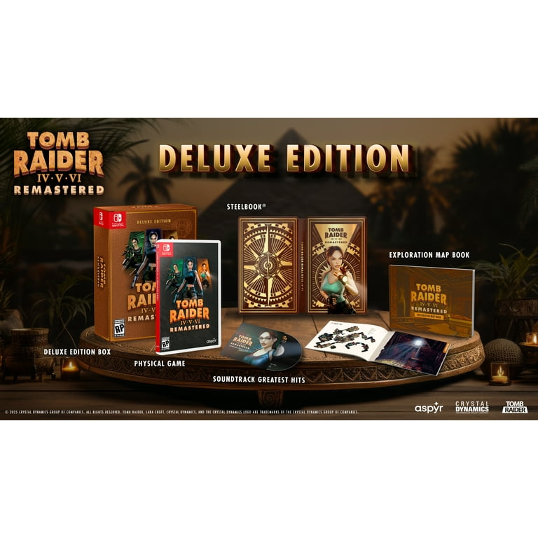 Switch トゥームレイダー4-6 リマスター デラックスエディション Tomb Raider IV-VI Remastered Starring Lara Croft: Deluxe Edition