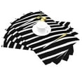 thumbnail image 2 of ZNDUO Placemats, 1 PCS Heat Resistant Stain Resistant Woven PVC Insulation Placemats, Durable Washable Elegant Table Mats for Dining-Zebra Stripes, 18"x12", 2 of 6