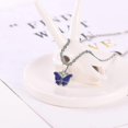 thumbnail image 4 of Magic Emotion Mood Necklace Butterfly Gemstone Pendant W/ Color Change Necklace, 4 of 5