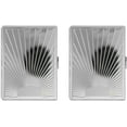 thumbnail image 2 of Set of 2 Metal-Plated 100s Ultra Compact Cigarette Case & Stash Box (Silver Sunrise), 2 of 4