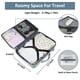 thumbnail image 4 of Mochila Taygeer Personal Item gris en polvo de 35 L con puerto USB, 4 of 9