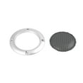 thumbnail image 5 of 2.5 Pcs 2.5" Silver Tone Round Car Speaker Cover Steel Mesh Sub Woofer Subwoofer Grill, 5 of 5