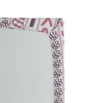 thumbnail image 2 of Ambesonne Trippy Fitted Sheet, Folk Like Flowers Circles, Queen Size, Pink Purple, 2 of 2