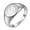 D, variant on Men Women Polished Round 26 Initial Art Font Ring 12MM Wide Stainless Steel Band Vintage Minimalist Personalized Alphabet Jewelry Letter J Size 9