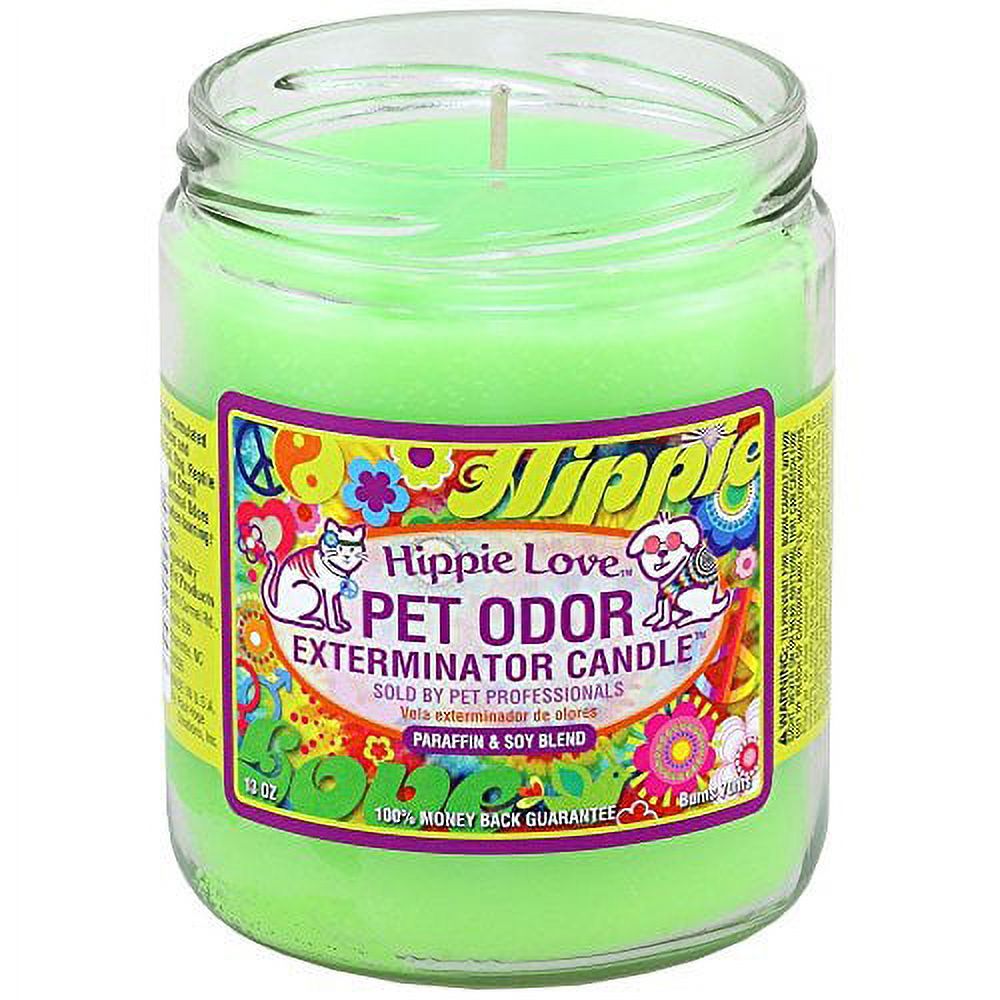 Pet Odor Exterminator Candle Hippie Love, 13 oz jar - image 2 of 2