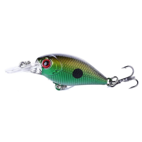 Micro Crankbait Treble Hooks Wobbles Jerkbait Crank bass Pike Carp T3K7 J3A