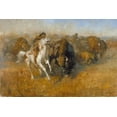 thumbnail image 5 of Buffalo Hunt by Andy Thomas - Canvas Giclee Ltd Ed Artist Proof 25 20x30, 5 of 9