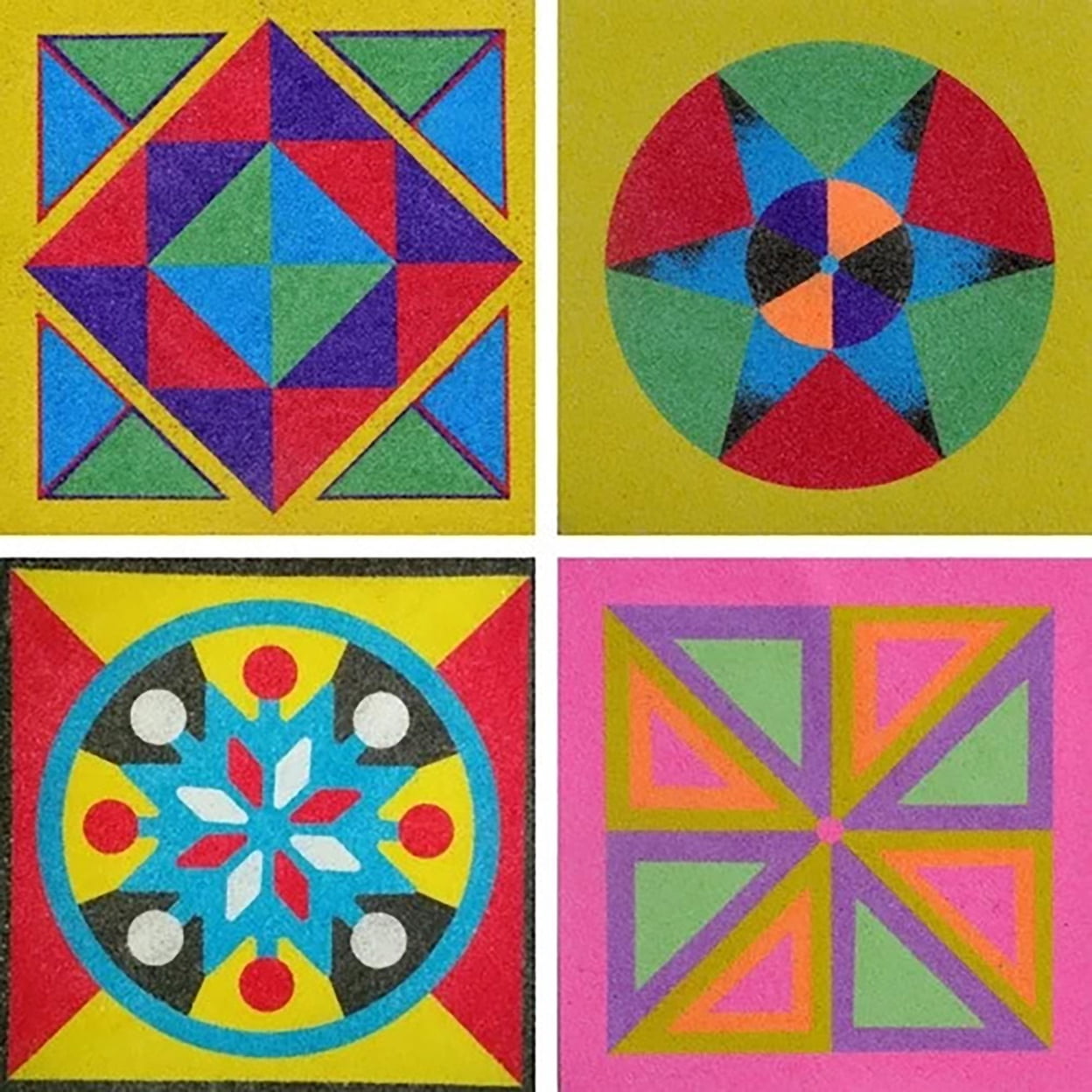 Activa Childern Play Sand Art Kit - Geometric Shapes