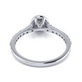 thumbnail image 5 of SuperJeweler 1/2 Carat Halo Diamond Engagement Ring in 14k White Gold For Women, 5 of 6