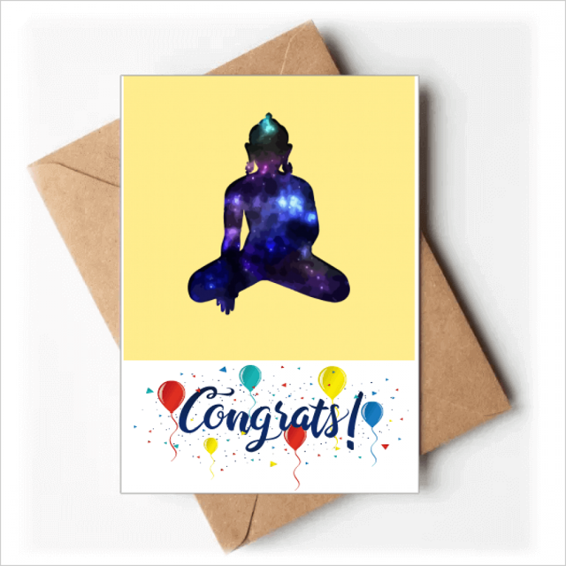El cosmopolita, Buddha. Sobre de la Carta de felicitación de la tarjeta de matrimonio