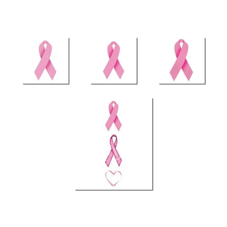 Breast Cancer Awareness Temporary Tattoos