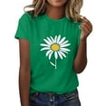thumbnail image 2 of Pohista Petite Tops for Women Dressy Shirts for Women Graphic Tees Dressy Blouses for Women Elegant Women's Short Sleeve Tops Petite order again my orders, 2 of 5