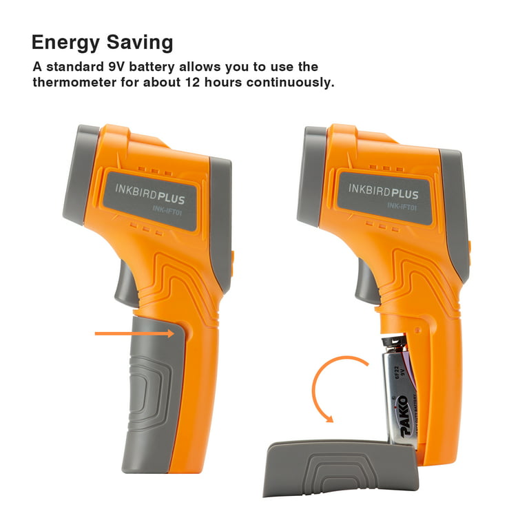 Infrared Thermometer Temperature Gun INK-IFT03 Orange / Factory in China