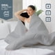 thumbnail image 4 of TESSO HOME Edredón Acolchado Extra Grande Hipoalergénico Relleno Suave de Microfibra Down Alternative Ideal para Todo el Año Uso como Edredón o para Funda Duvet KS Negro/Gris, 4 of 5