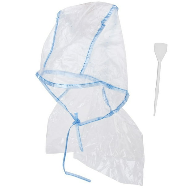 Disposable Salon Hair Coloring Highlighting Cap with Plastic Hook
