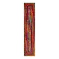 thumbnail image 3 of Unique Loom Braided Chindi Collection Area Rug - Layer (2' 7" x 13' 1" Runner Multi/Blue), 3 of 12